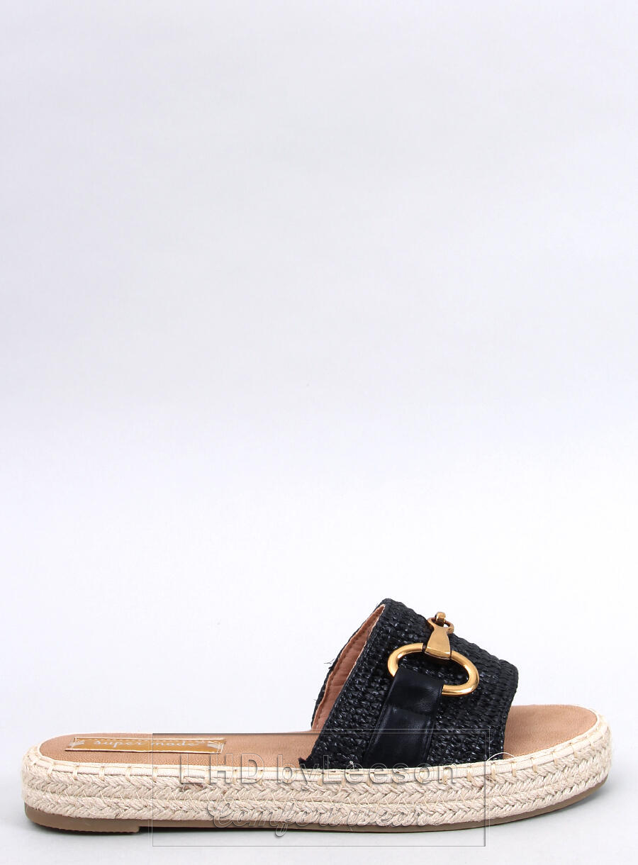 Klapki espadryle MATERS BLACK