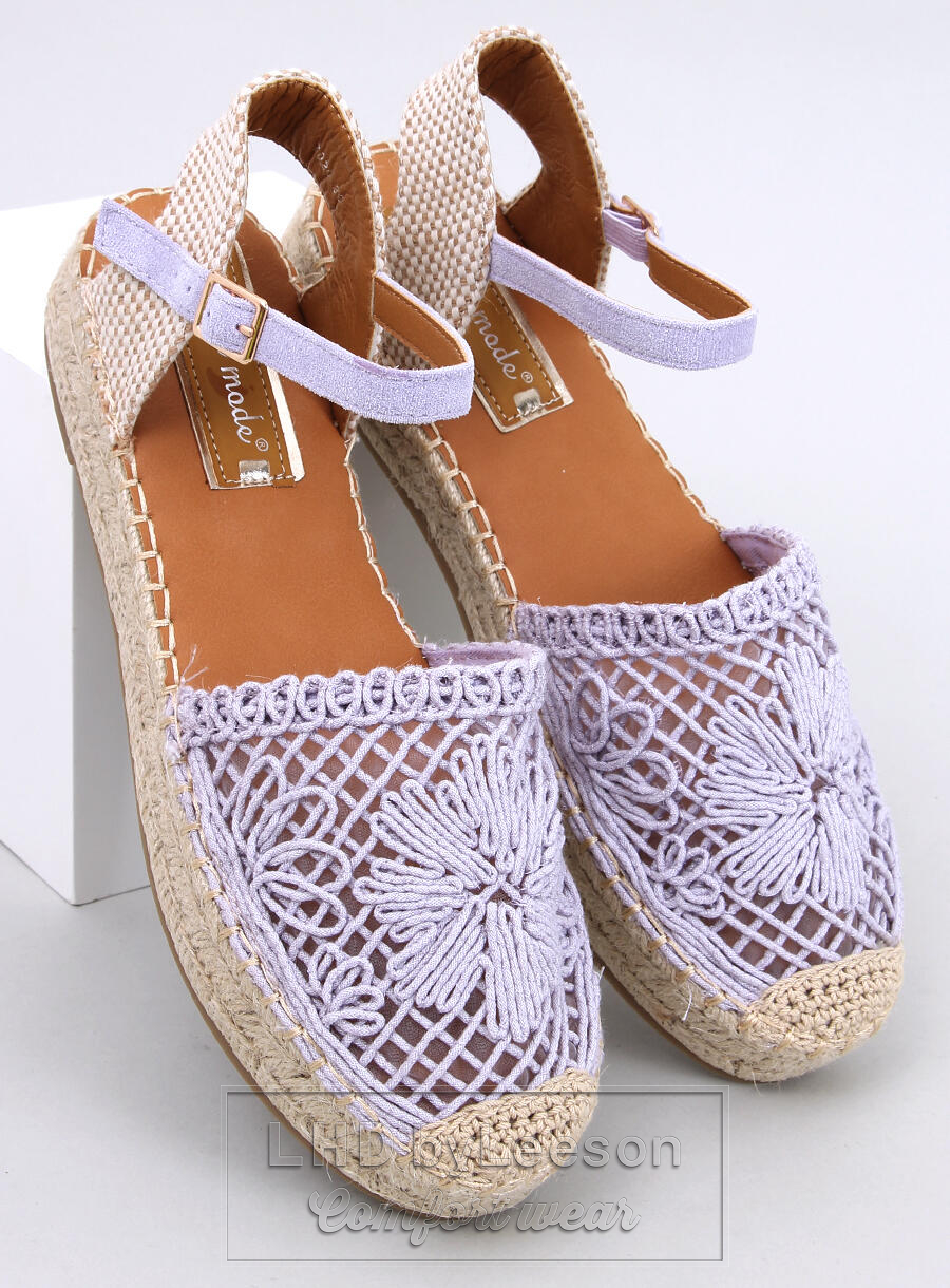 Sandałki ażurowe espadryle PREMAT PURPLE