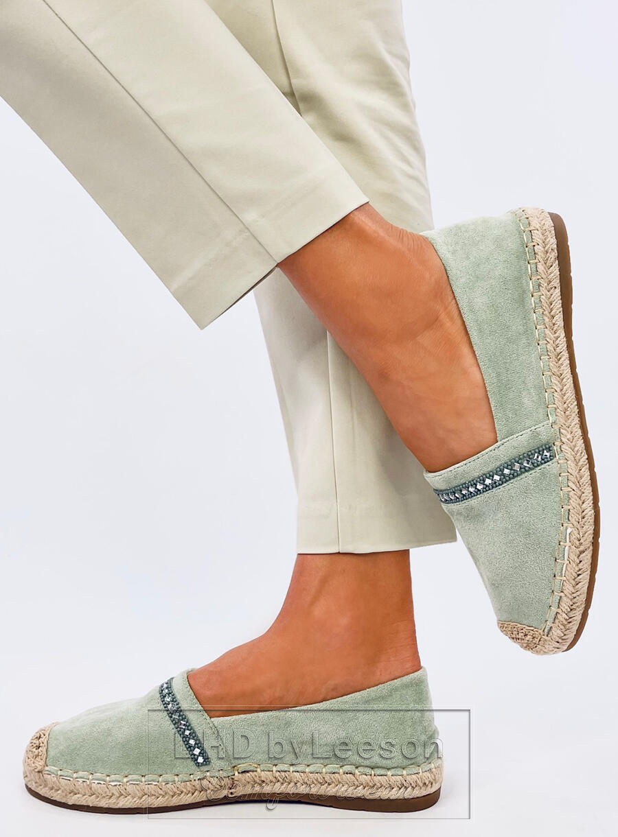 Espadryle damskie ETANCE GREEN