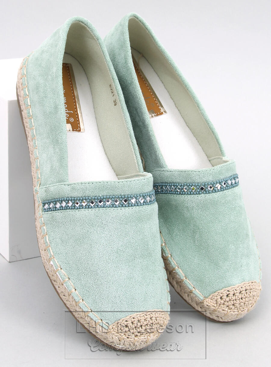 Espadryle damskie ETANCE GREEN