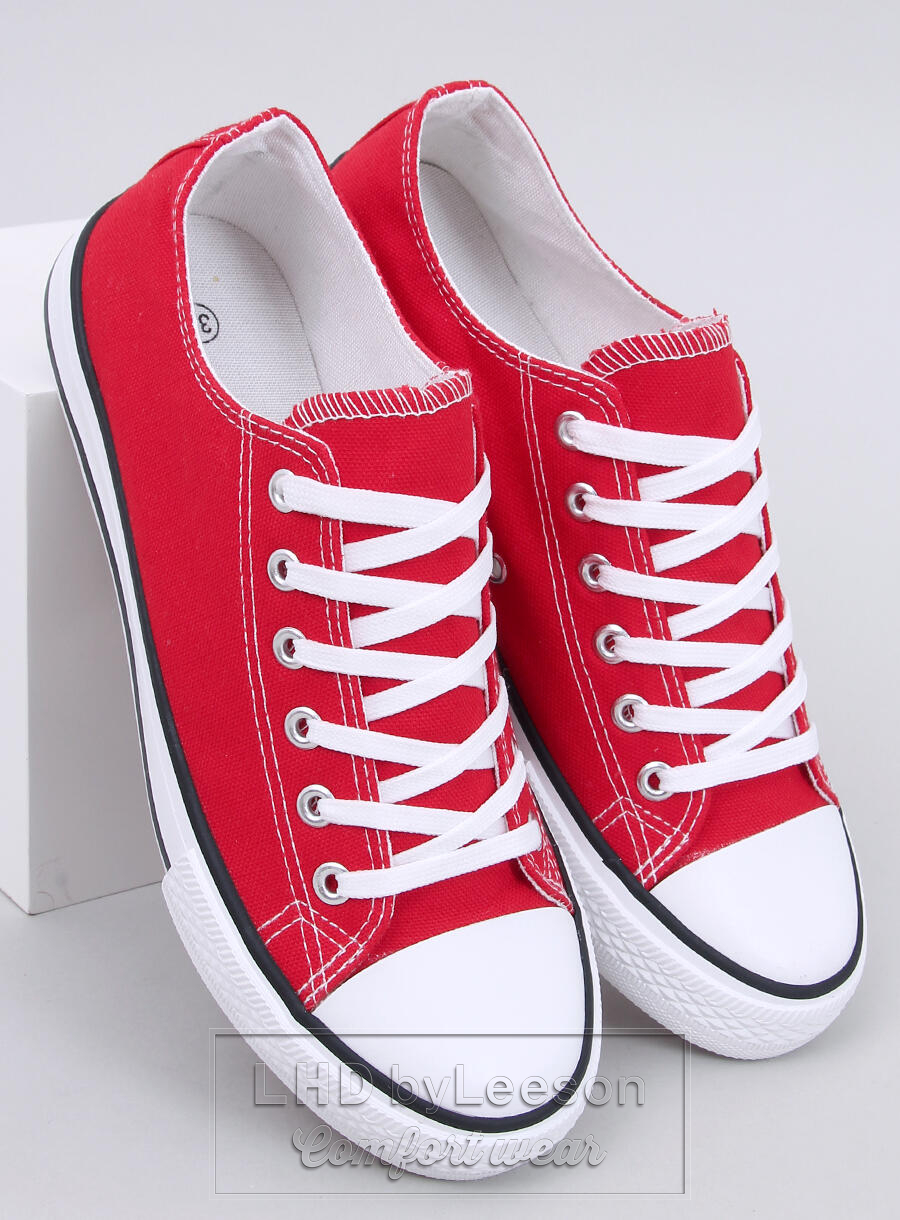 Trampki damskie klasyczne BASIC RED