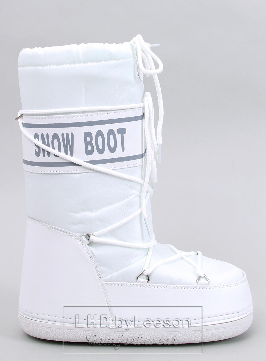 Snow boots wysokie TANGE WHITE