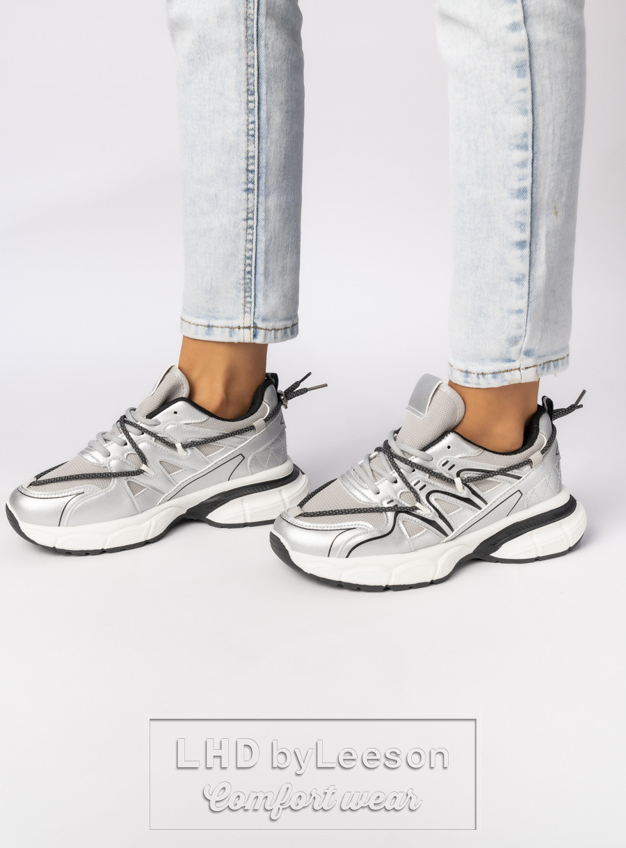 Damskie Sneakersy – Srebrne LUNAR SILVER