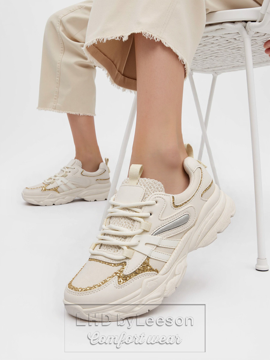 Damskie Sneakersy VEGA – Beige