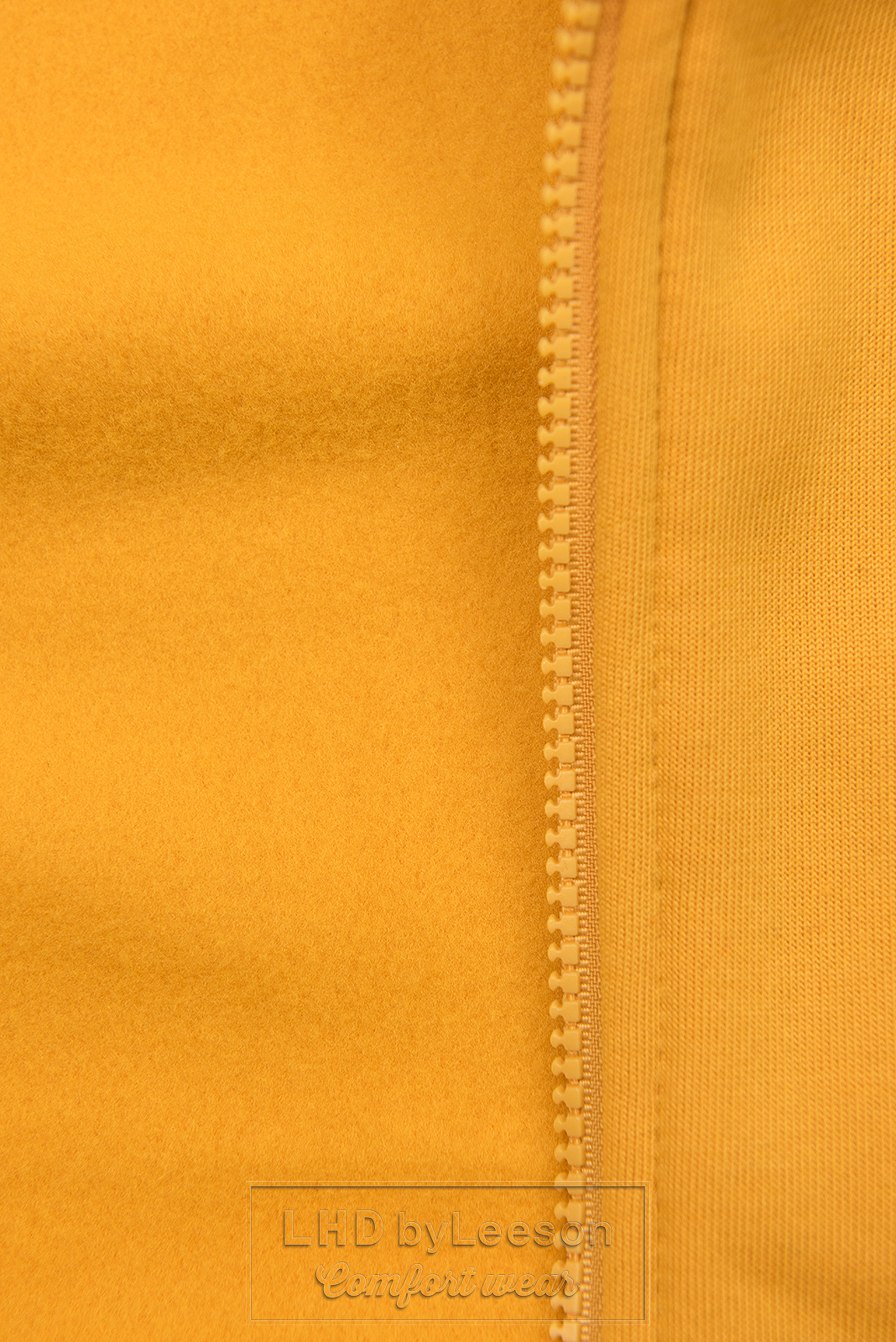 Żółty/czarny komplet dresowy z kwiecistą podszewką