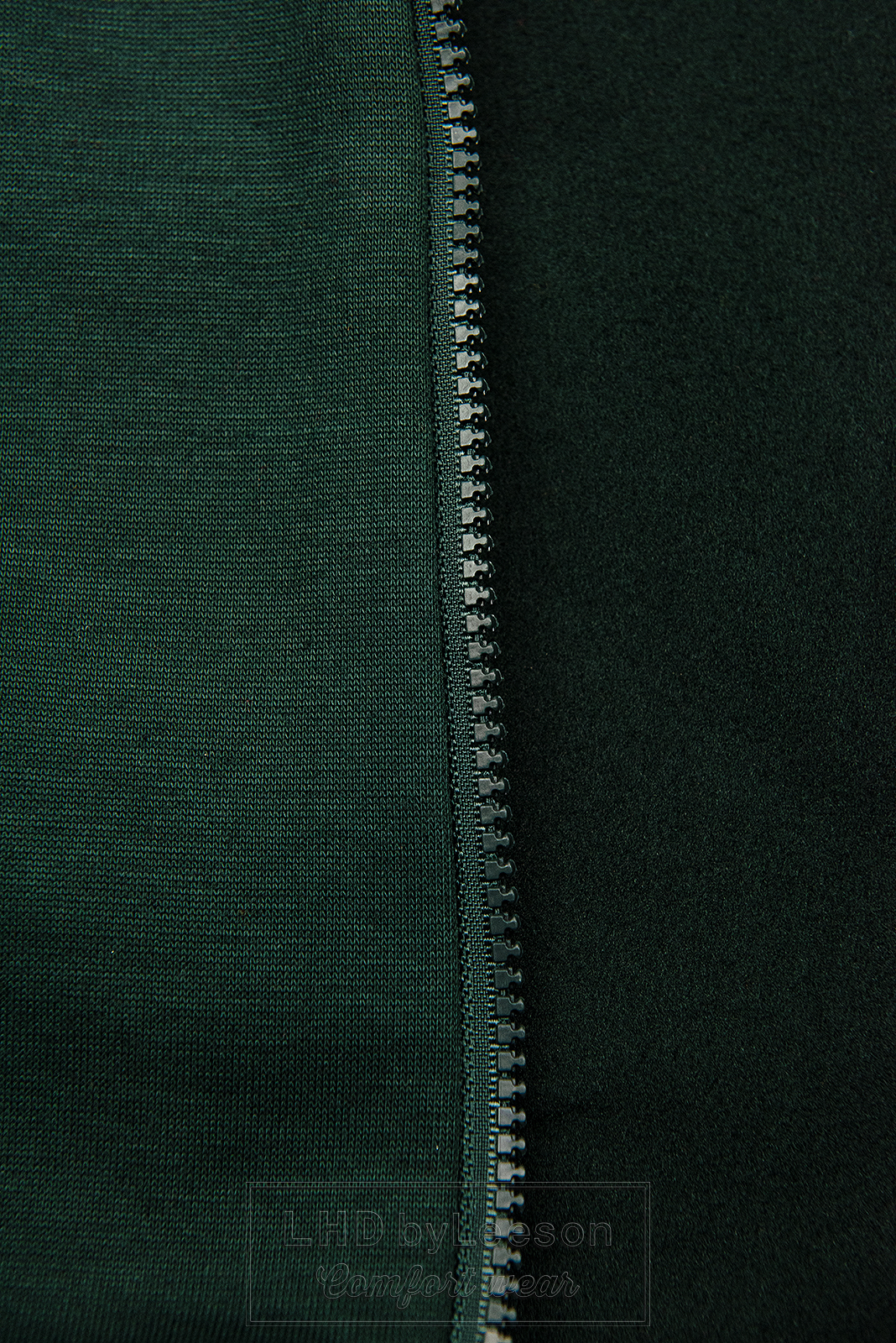 Szmaragdowo-zielona długa bluza