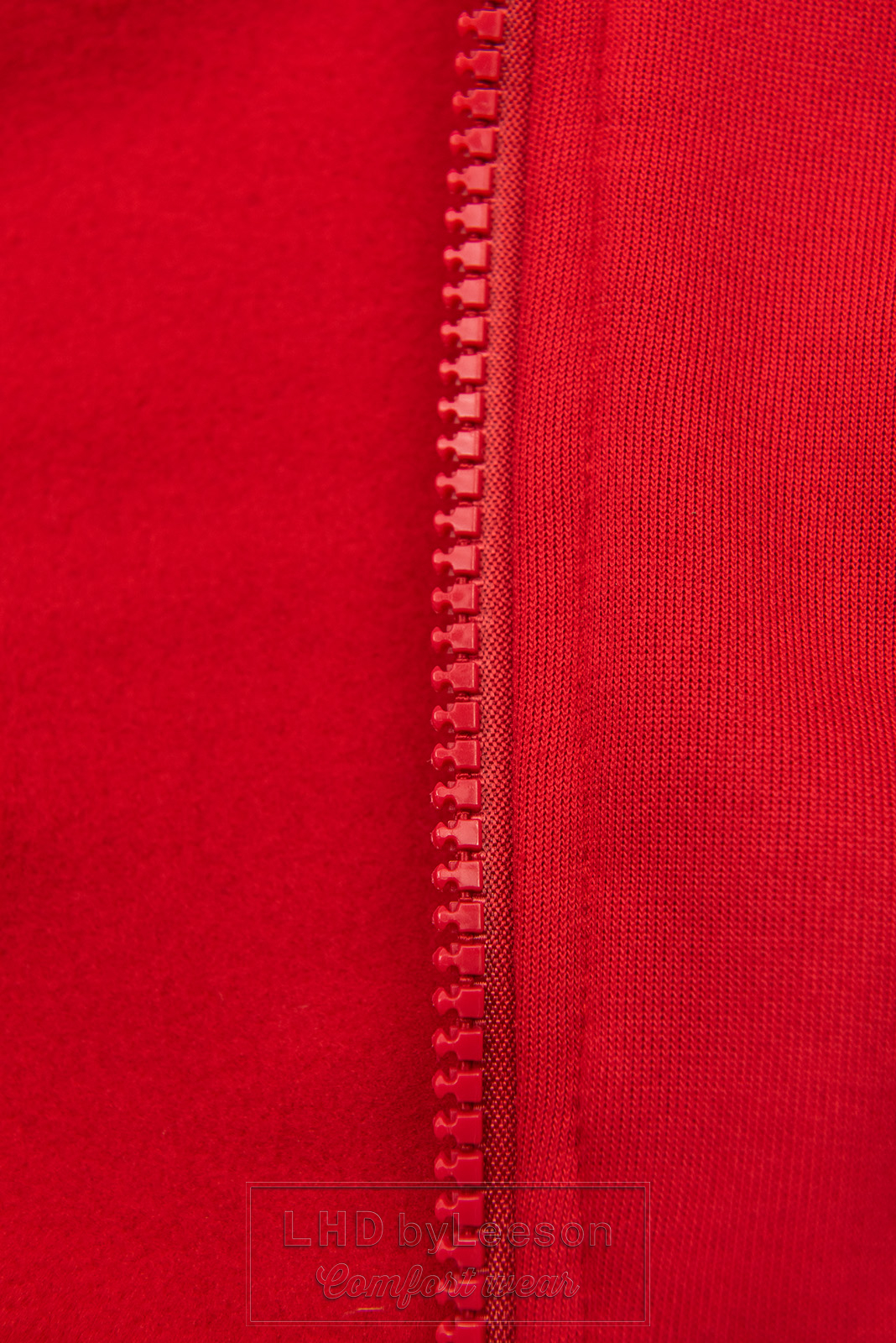 Czerwona  oversized bluza