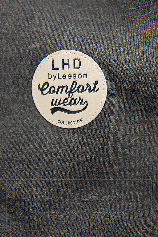 Grafitowa wydłużona bluza od LHD