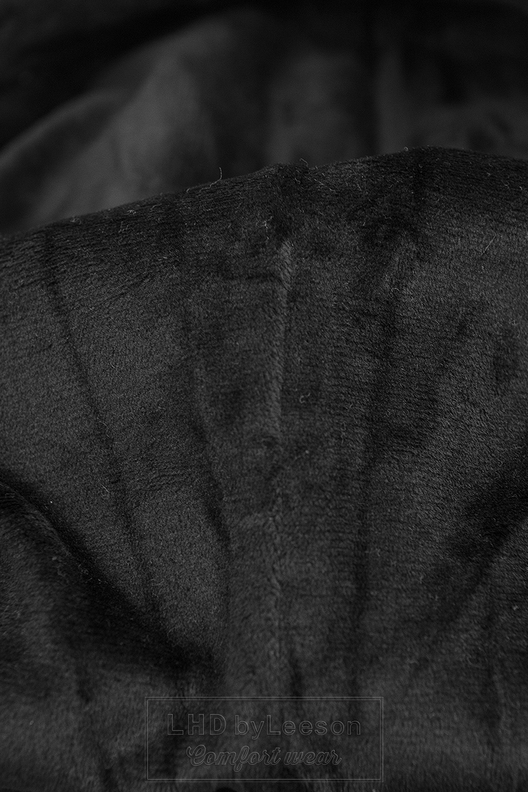 Musztardowa bluza z aksamitnym kapturem