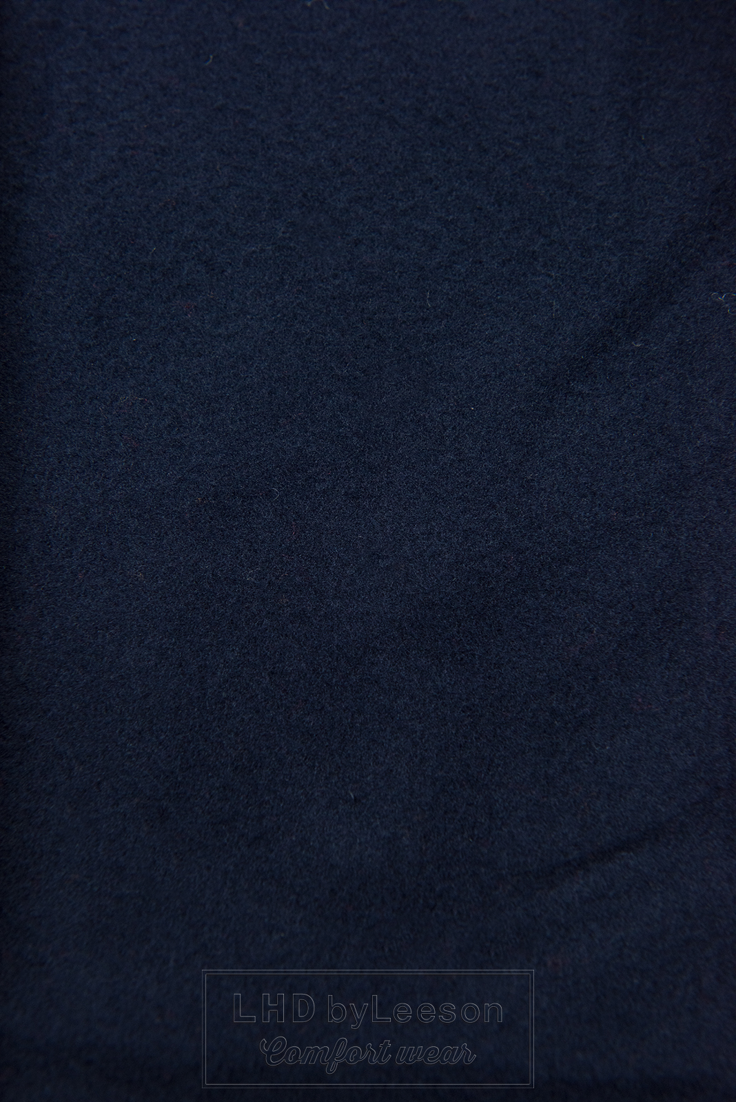 Granatowa długa bluza z kapturem