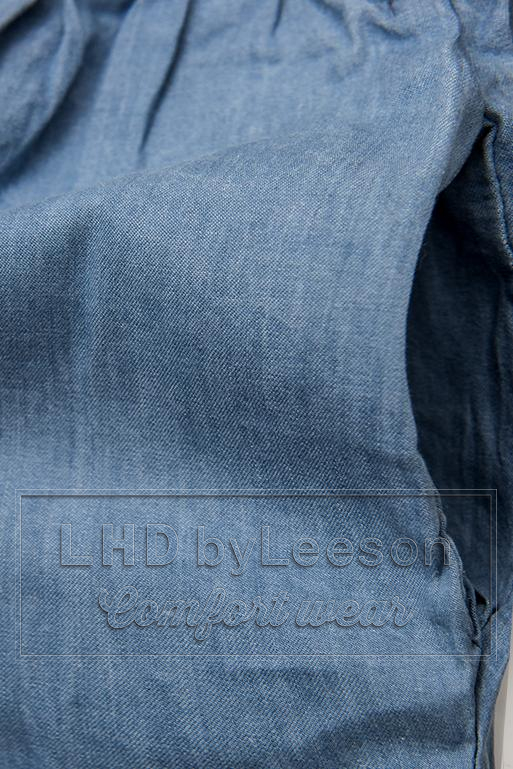 Bawełniane jeans niebieskie szorty