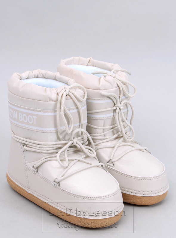 Snow boots krótkie SIMS BEIGE