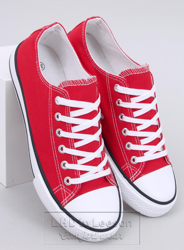 Trampki damskie klasyczne BASIC RED