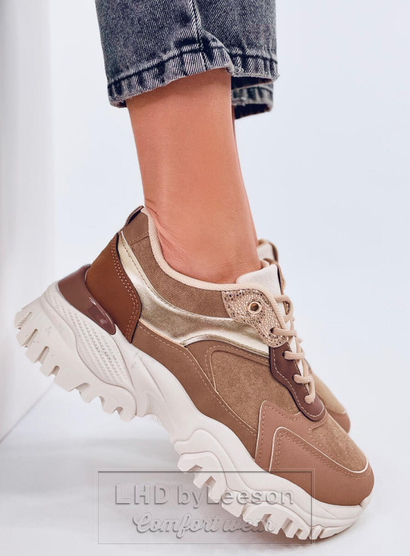 Sneakersy damskie BECKY KHAKI