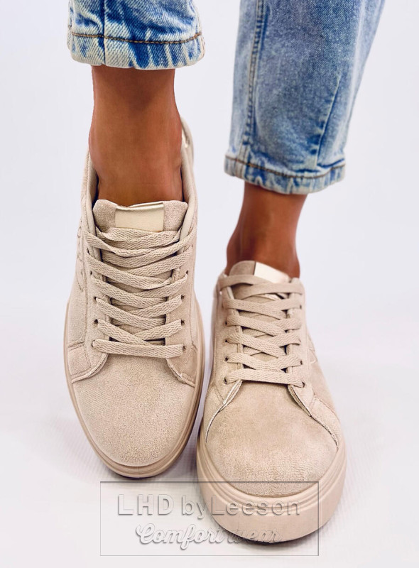 Sneakersy damskie pastelowe AKINS KHAKI