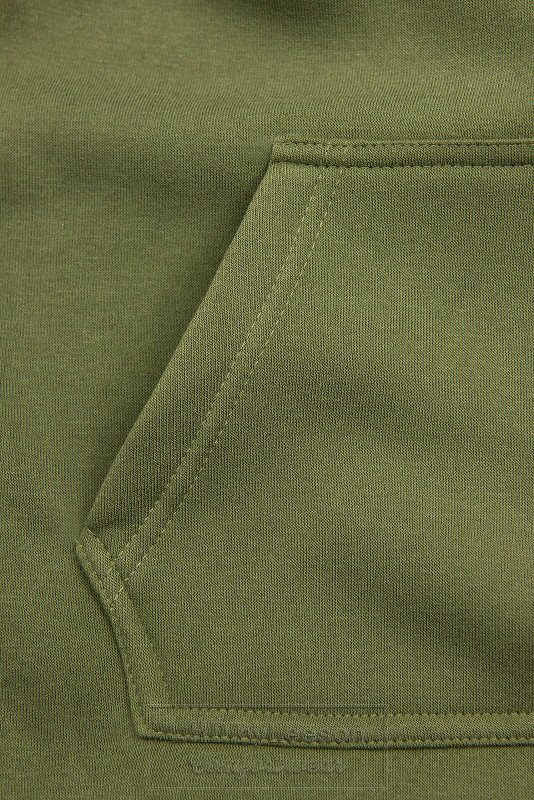 Zielona bluza wkładana przez głowę