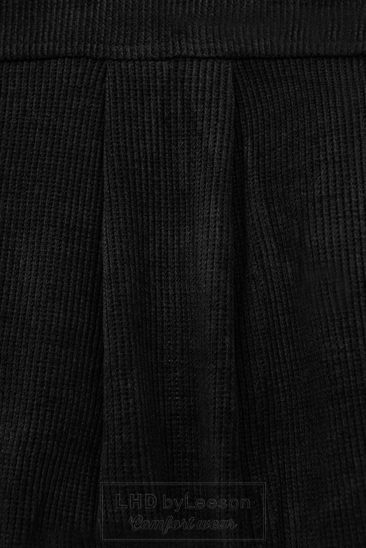 Czarna sztruksowego bluza