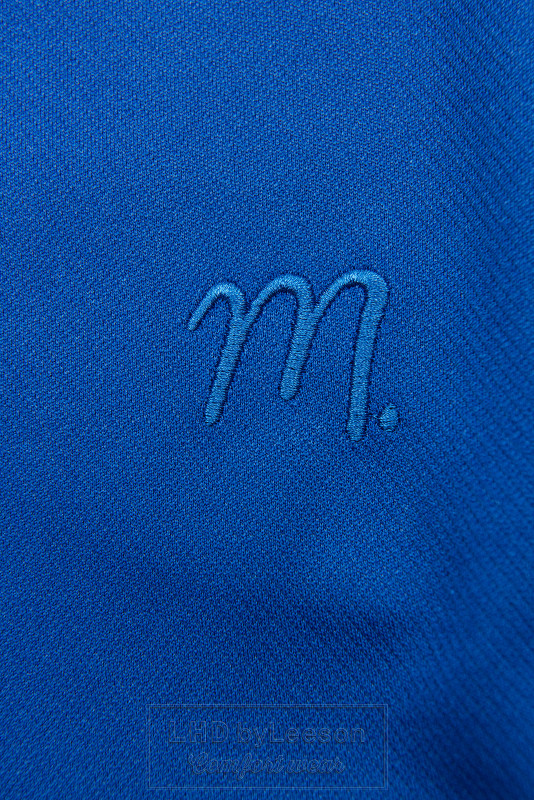 Kobaltowe sportowe spodnie z kieszeniami