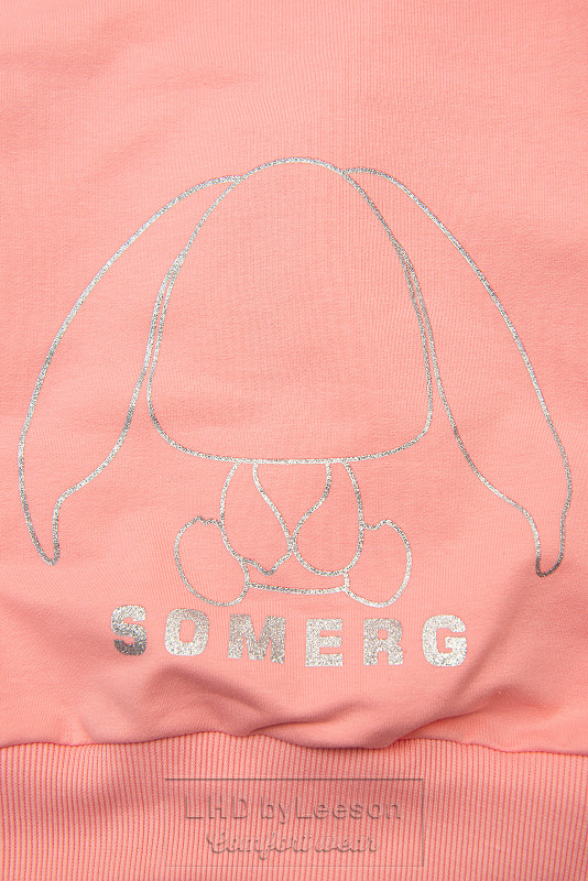 Różowa bluza z uszkami SOMERG