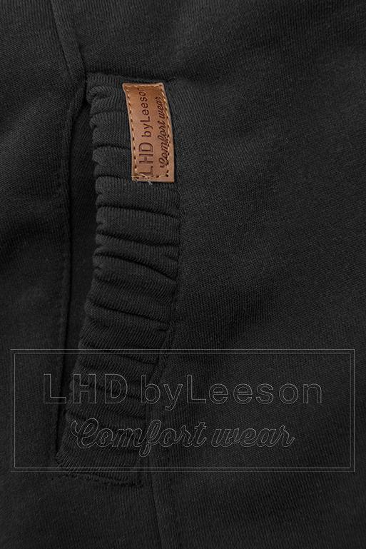 Czarna długa bluza od LHD