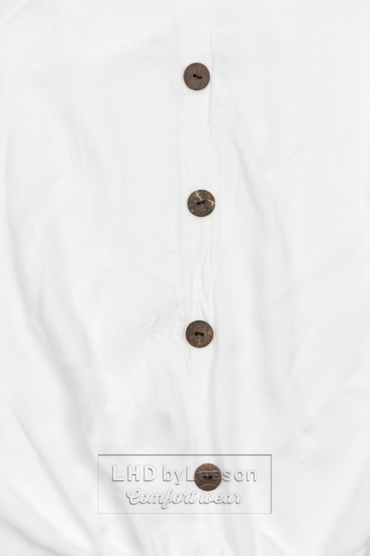 Biała bluzka z wiązaniem