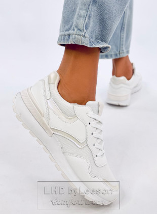 Sneakersy damskie NATHY  WHITE