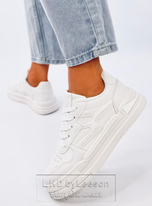 Sneakersy damskie ALL WHITE