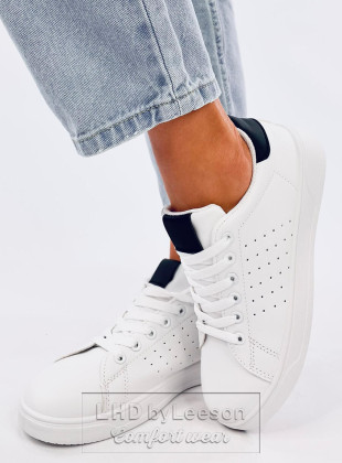 Sneakersy damskie HELARY WHITE/BLACK
