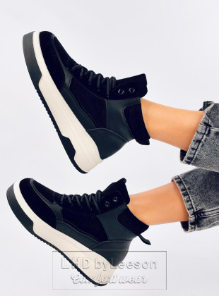 Sneakersy za kostkę DAILY BLACK