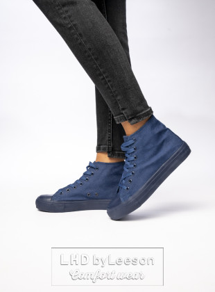 Damskie Trampki DENVER JEANS BLUE