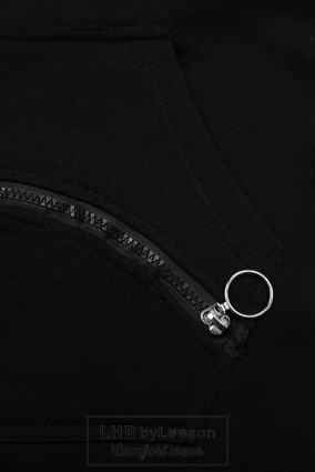 Wydłużona bluza czarna/khaki