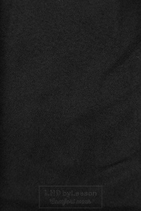 Czarna długa bluza z kapturem