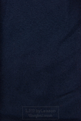 Granatowa długa bluza z kapturem