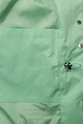Przejściowy płaszcz wiosenny zielony