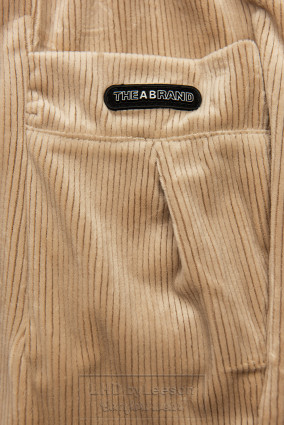 Jasnobrązowe spodnie z kieszeniami THE BRAND