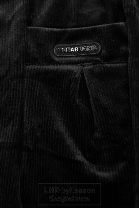 Czarne spodnie z kieszeniami THE BRAND