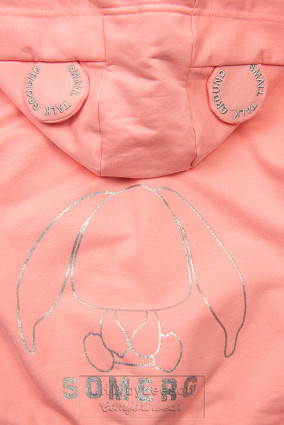 Różowa bluza z uszkami SOMERG