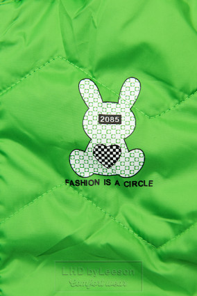 Zielona kurtka przejściowa FASHION