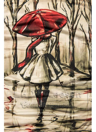 Czerwona sukienka Umbrella
