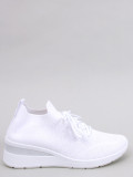 Buty sportowe na koturnie WHITE