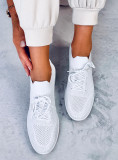 Buty sportowe na koturnie WHITE