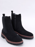 Sztyblety zamszowe Chelsea BLACK