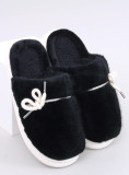 Kapcie futrzane LUNA BLACK