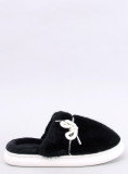 Kapcie futrzane LUNA BLACK