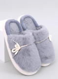 Kapcie futrzane LUNA GREY