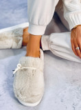 Kapcie futrzane LUNA BEIGE