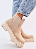 Sztyblety na platformie VILLES BEIGE