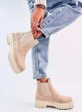 Sztyblety na platformie VILLES BEIGE