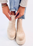Sztyblety na platformie VILLES BEIGE
