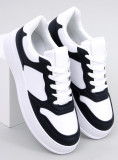 Sneakersy damskie pandy biały/czarny
